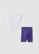 Girls&rsquo; multicolour stretch-cotton set with Stitch print_3