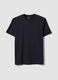 Black organic cotton slim-fit short-sleeve T-shirt_4