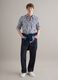 Multicolour pure cotton shirt with regular fit and floral pattern_1