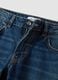 Blue denim jeans in 100% cotton with super wide-leg fit_5