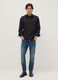 Blue Stretch Denim Skinny Fit Jeans_0