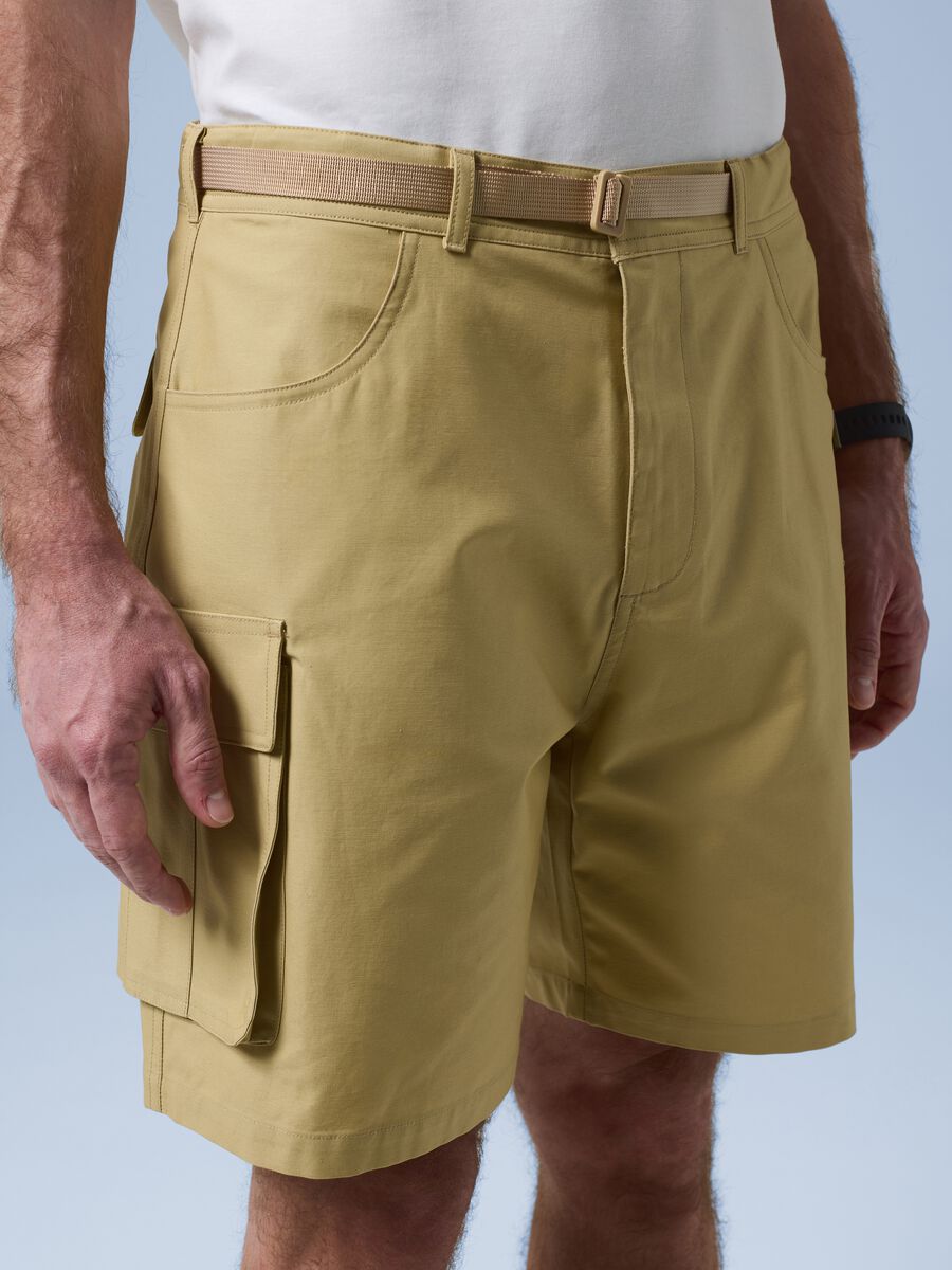 Bermuda cargo beige in puro cotone ALTAVIA SAILING_3