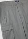Grey pure cotton regular-fit cargo shorts_5