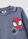 Grey MARVEL Spider-Man print organic cotton pyjamas for baby_2