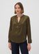 Green stretch shirt with Mandarin collar_2