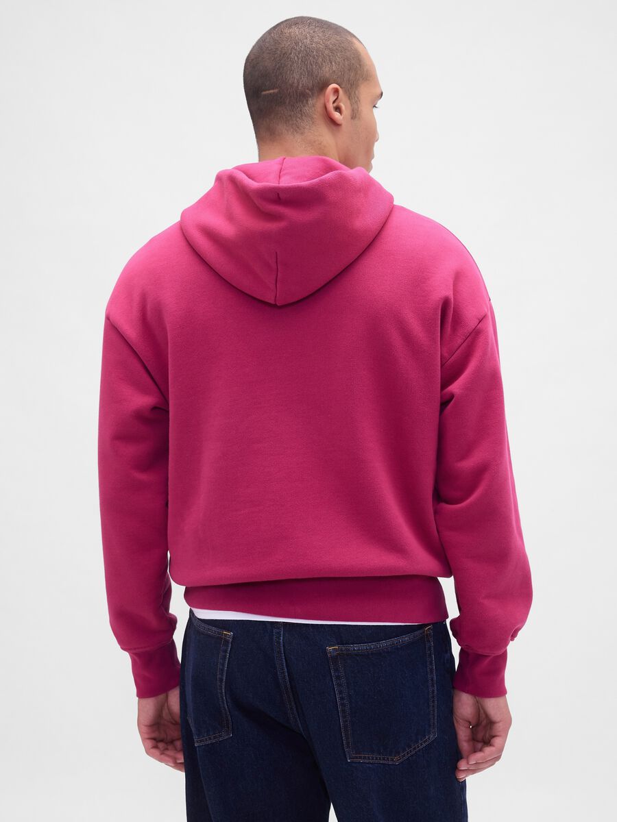 Pink Cotton-Blend Hoodie_1
