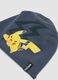 Blue stretch cotton cap with Pok&eacute;mon print_2