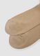 Beige long socks in stretch viscose_2