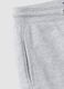 Grey comfort-fit jogger trousers in 100% organic cotton for boys_2