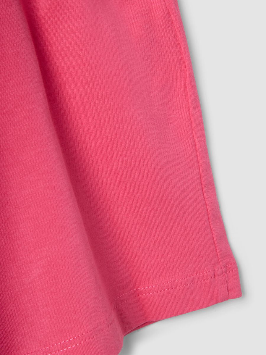 Girls&rsquo; pink pure cotton regular-fit shorts_3