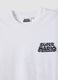 White short-sleeve pure cotton T-shirt, regular fit_5