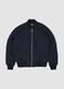 Black Nylon Bomber Jacket_0