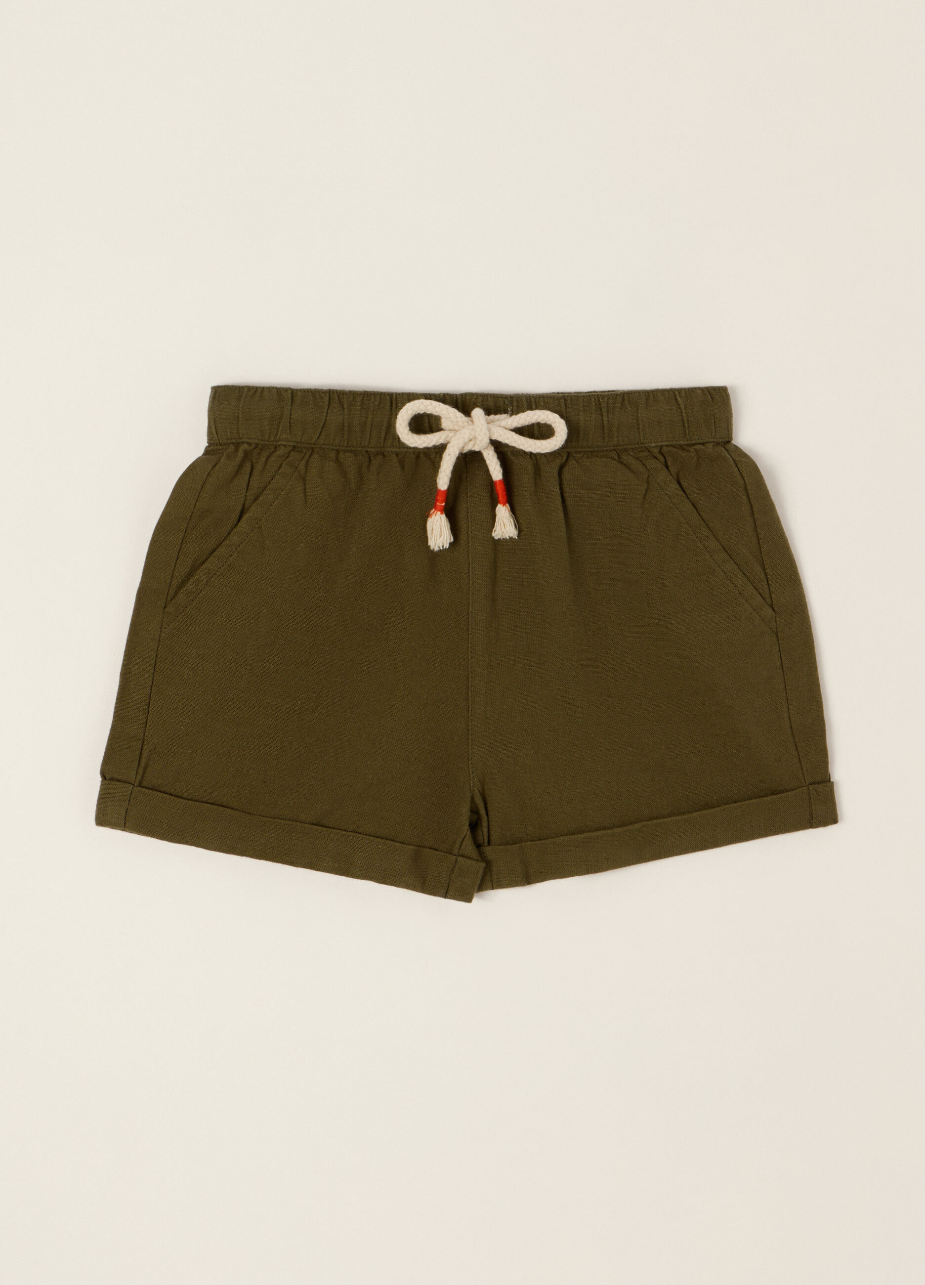 IANA Linen-Blend Shorts