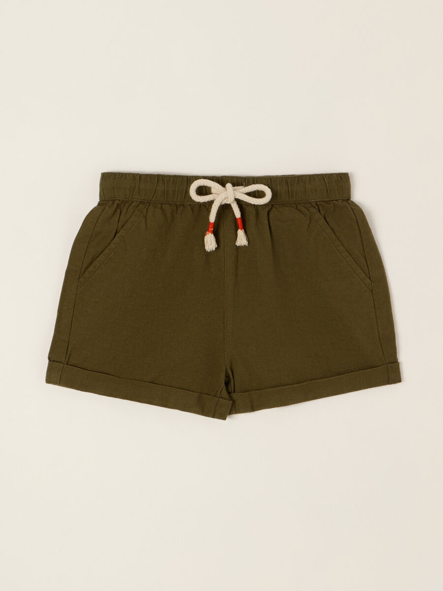 Shorts misto lino IANA_0