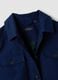 Blue pure cotton regular-fit shacket_5