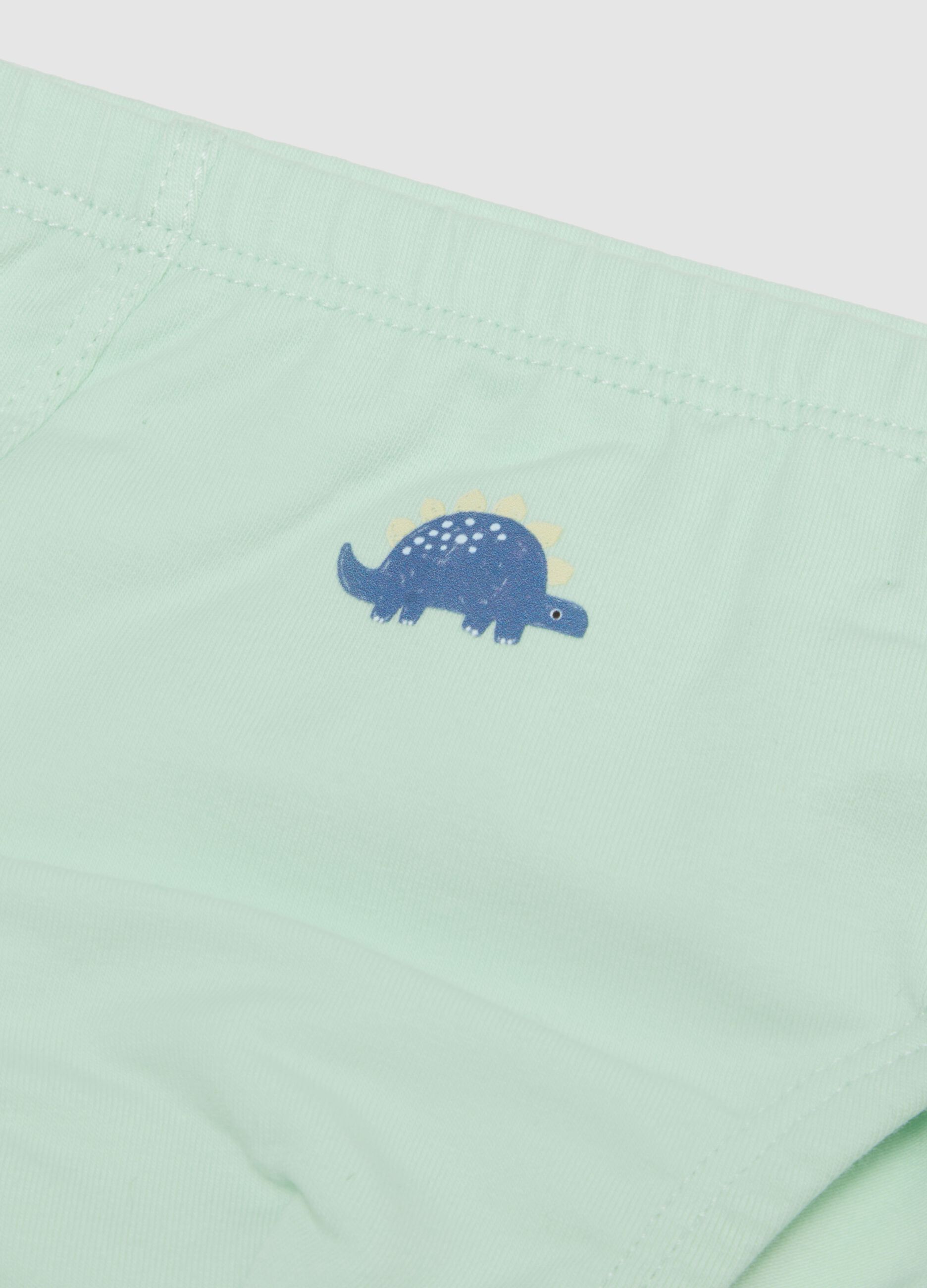 Multicolour stretch cotton baby briefs tripack