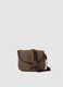 Brown wool- and viscose-blend crossbody bag with houndstooth pattern_0
