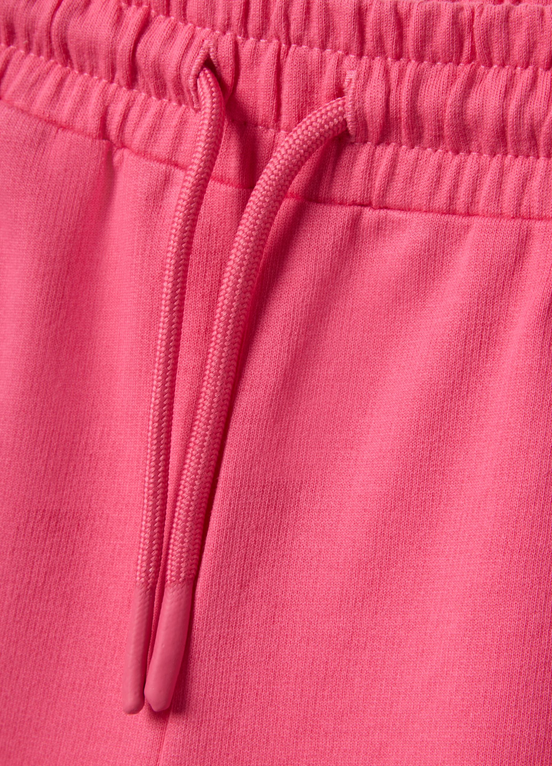 Girls&rsquo; pink pure cotton shorts, regular fit