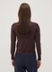 Brown viscose-blend crew-neck top_3
