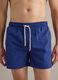 Blue swim shorts with elasticated waist and drawstring_1