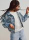 Multicolour Denim Jacket with Flowers_3