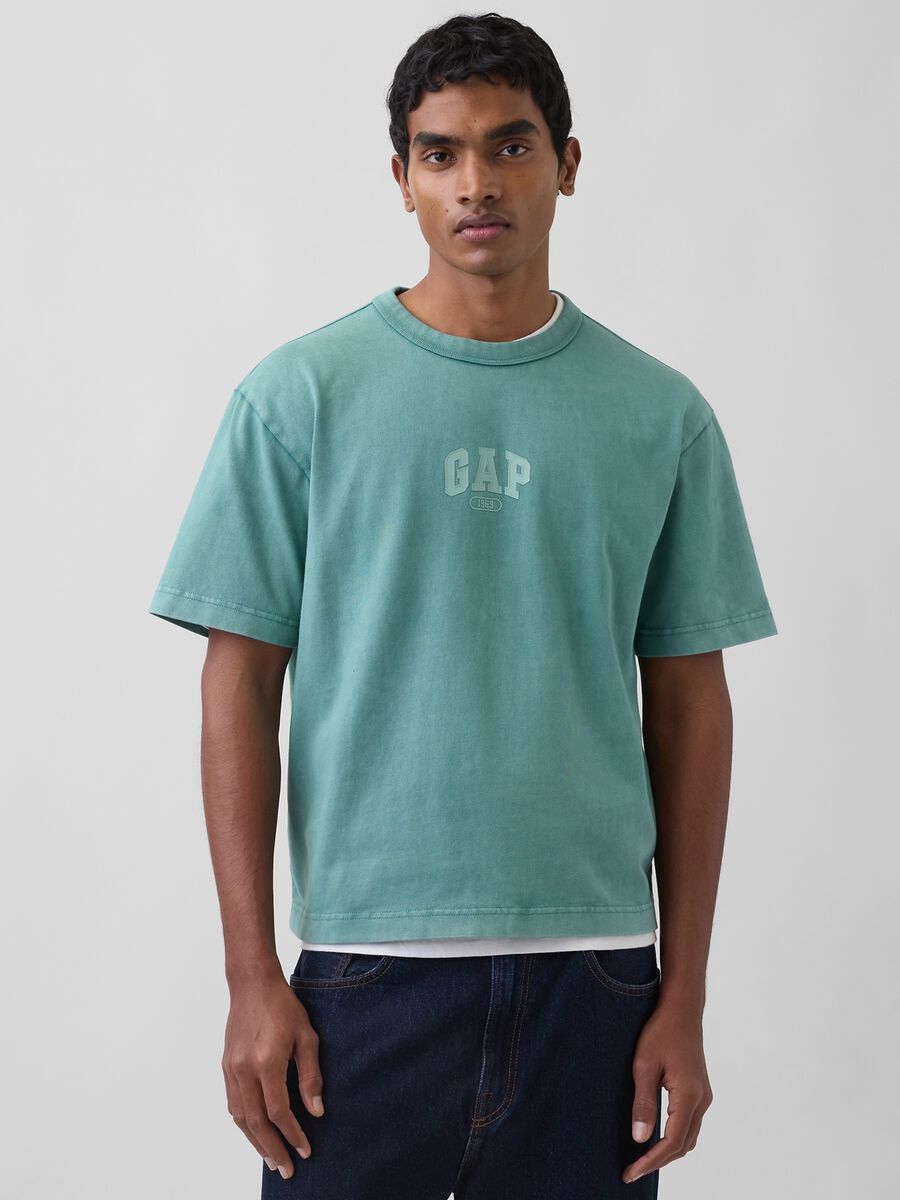 Pure cotton short-sleeve T-shirt_0