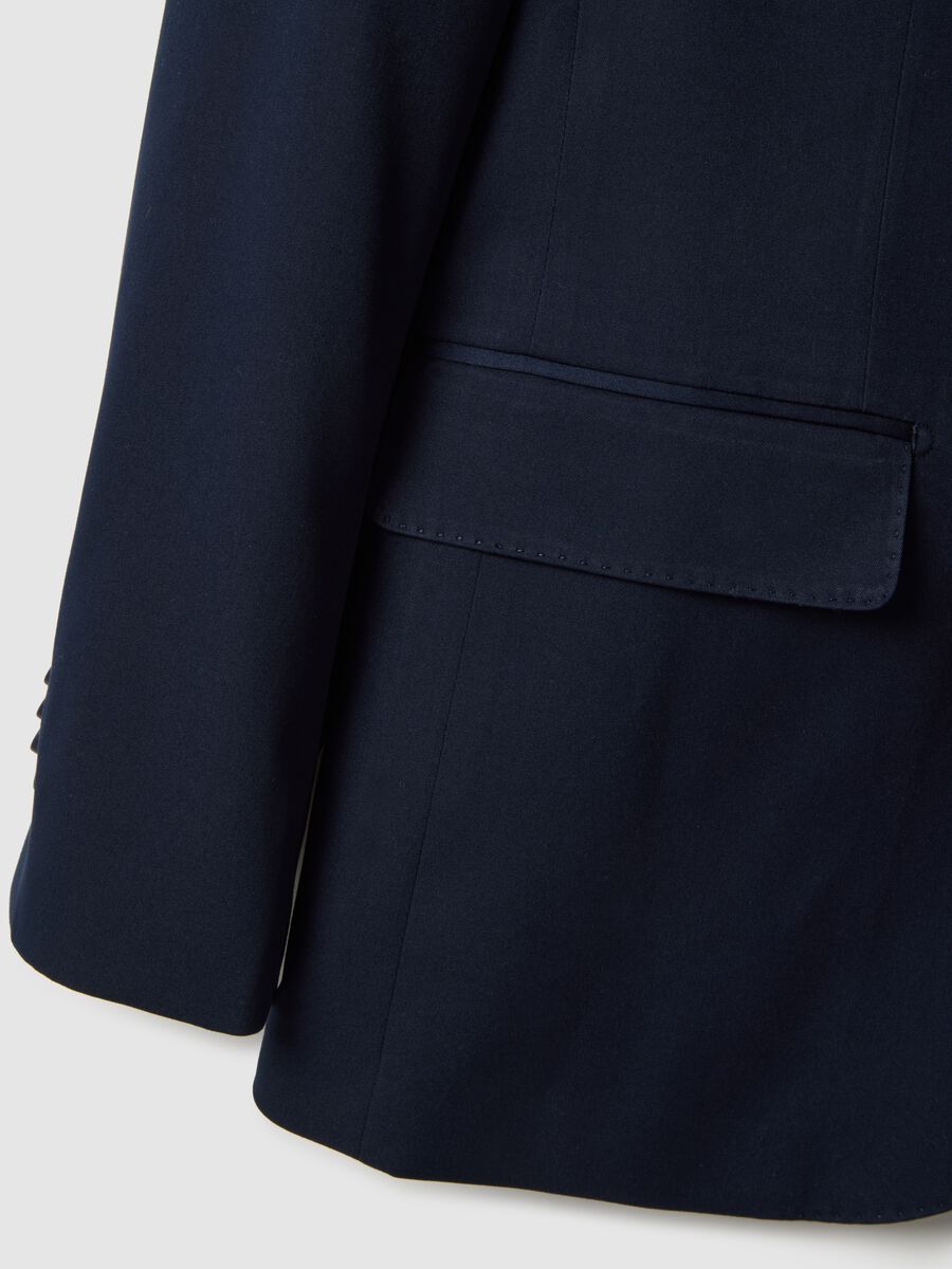 Blazer monopetto blu regular fit_5