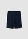 Boys&rsquo; blue pure cotton shorts, relaxed fit_4