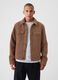 Short jacket with micro check pattern_0