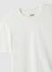 White Short-Sleeved T-Shirt in Pure Italian Cotton_5