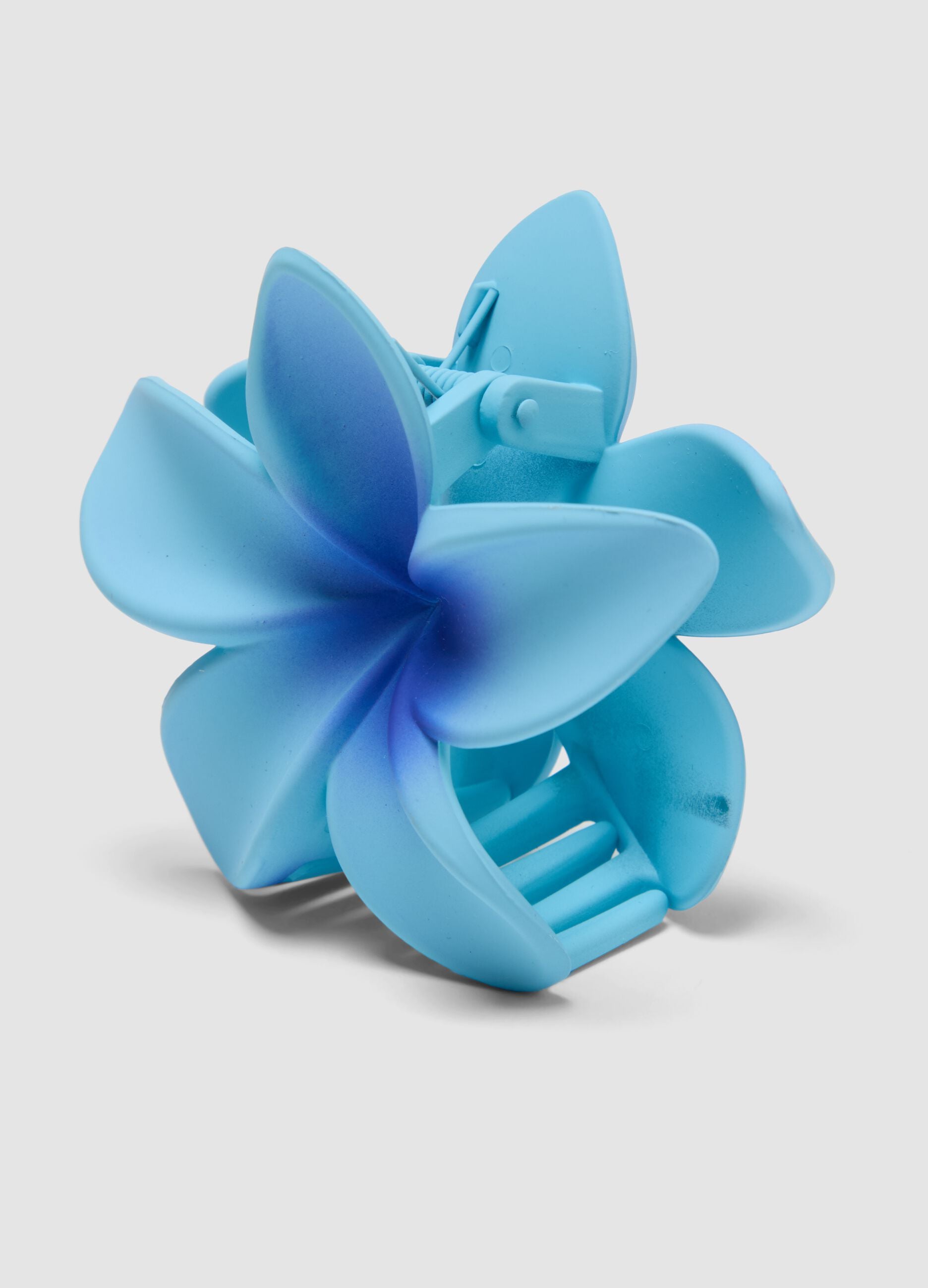Blue Flower-Shaped Hair Clip for Girls