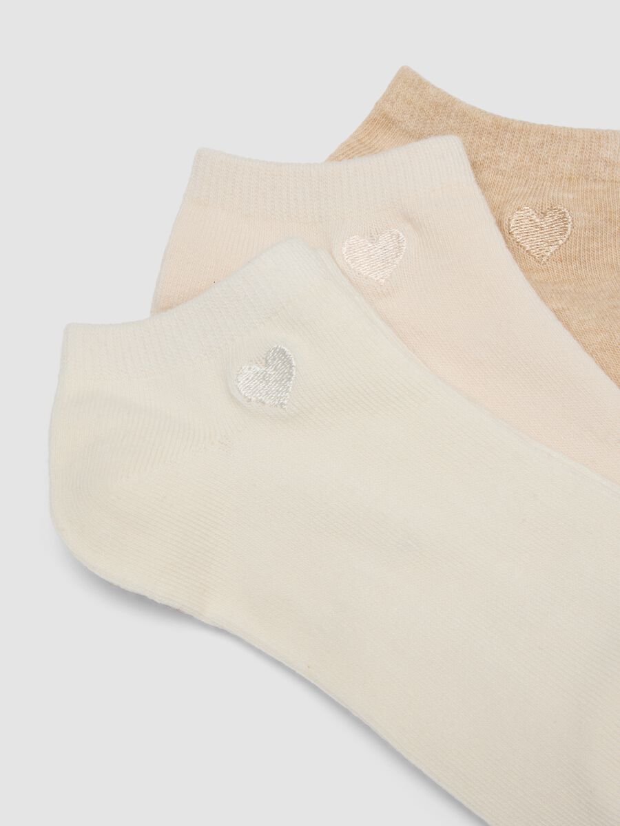 Pack of five multicolour organic cotton-blend socks_1