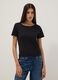 Black pure cotton short-sleeve T-shirt_2
