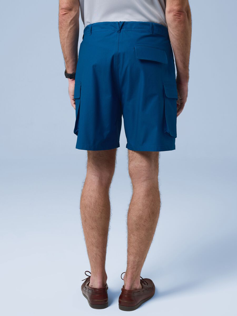 Bermuda cargo blu in puro cotone ALTAVIA SAILING_2