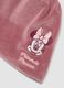 Pink organic cotton jersey hat with Minnie embroidery for baby girl_2