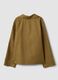 Green pure cotton jacket with buttons, regular fit_5