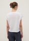 White short-sleeve fitted pure cotton T-shirt_3