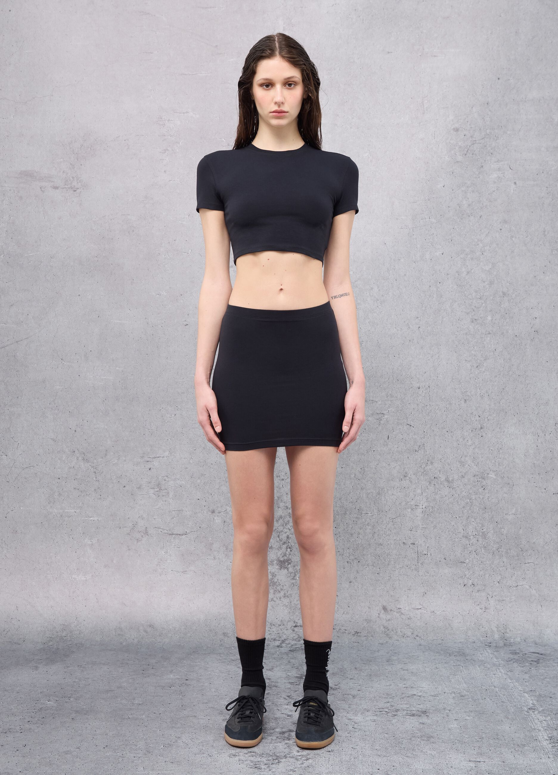Crop - Shirt Black