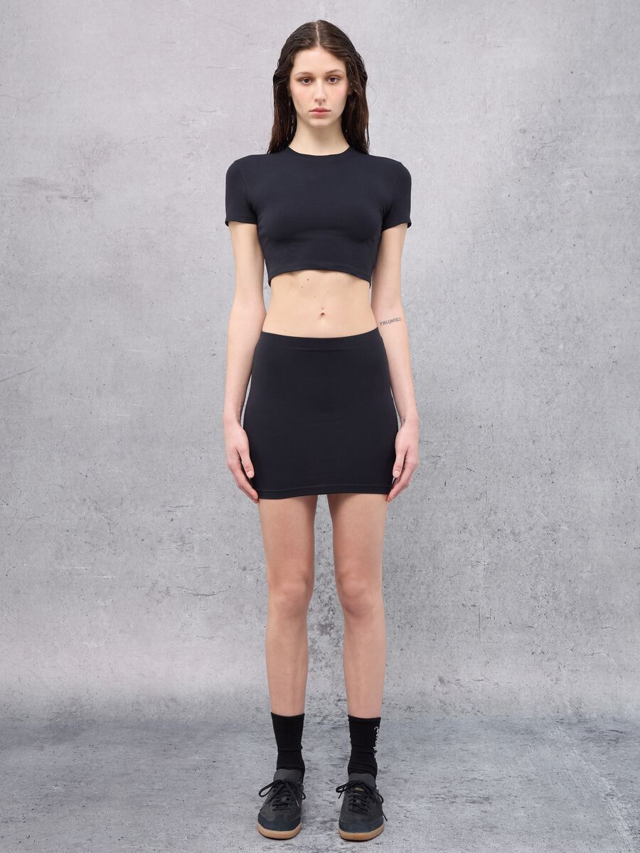 Crop - Shirt Black_3