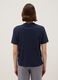 Regular fit blue pure cotton T-shirt_2