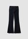 Blue flared stretch-cotton jeans_4