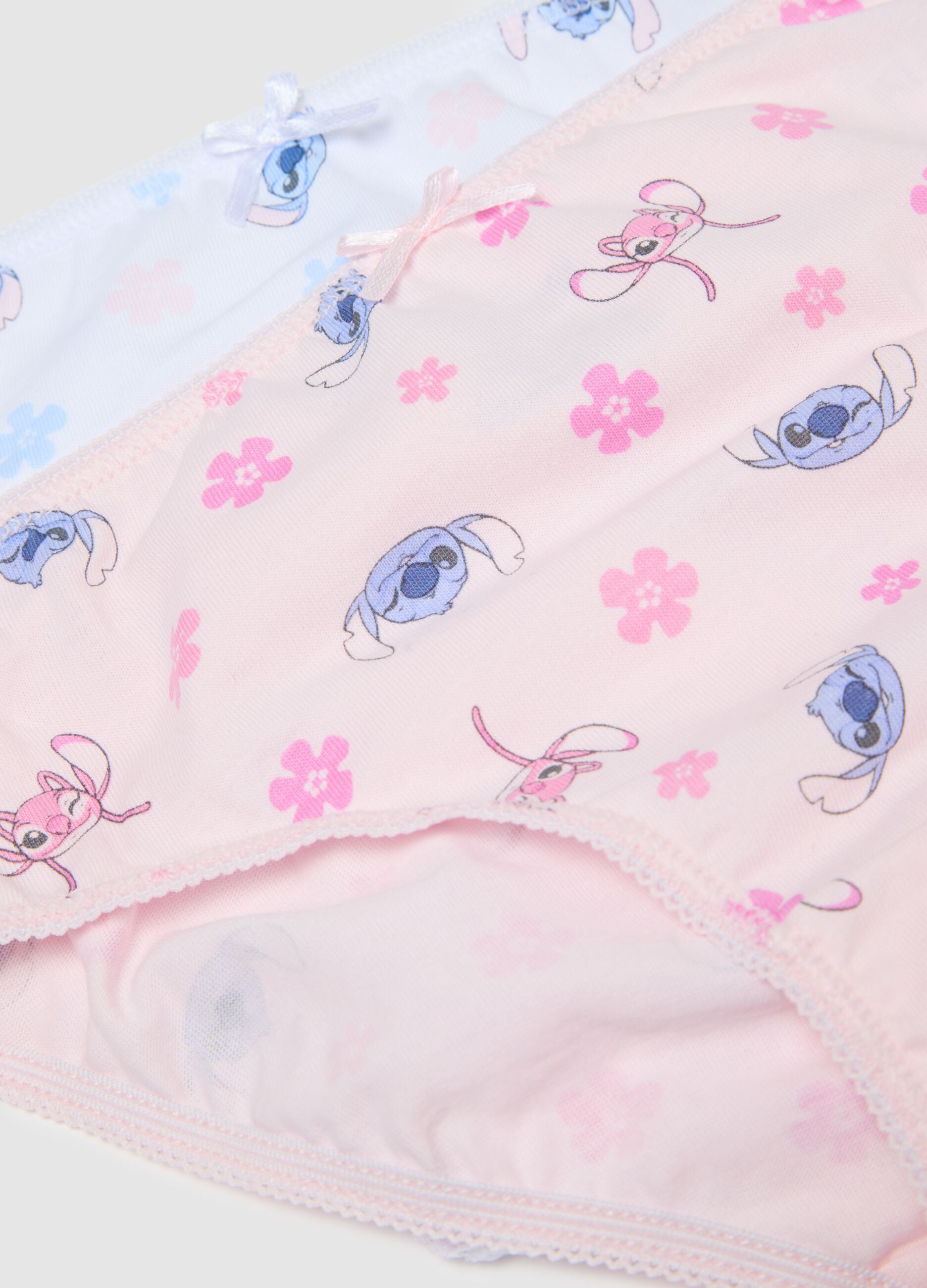Multipack slip multicolor da bambina in puro cotone regular fit