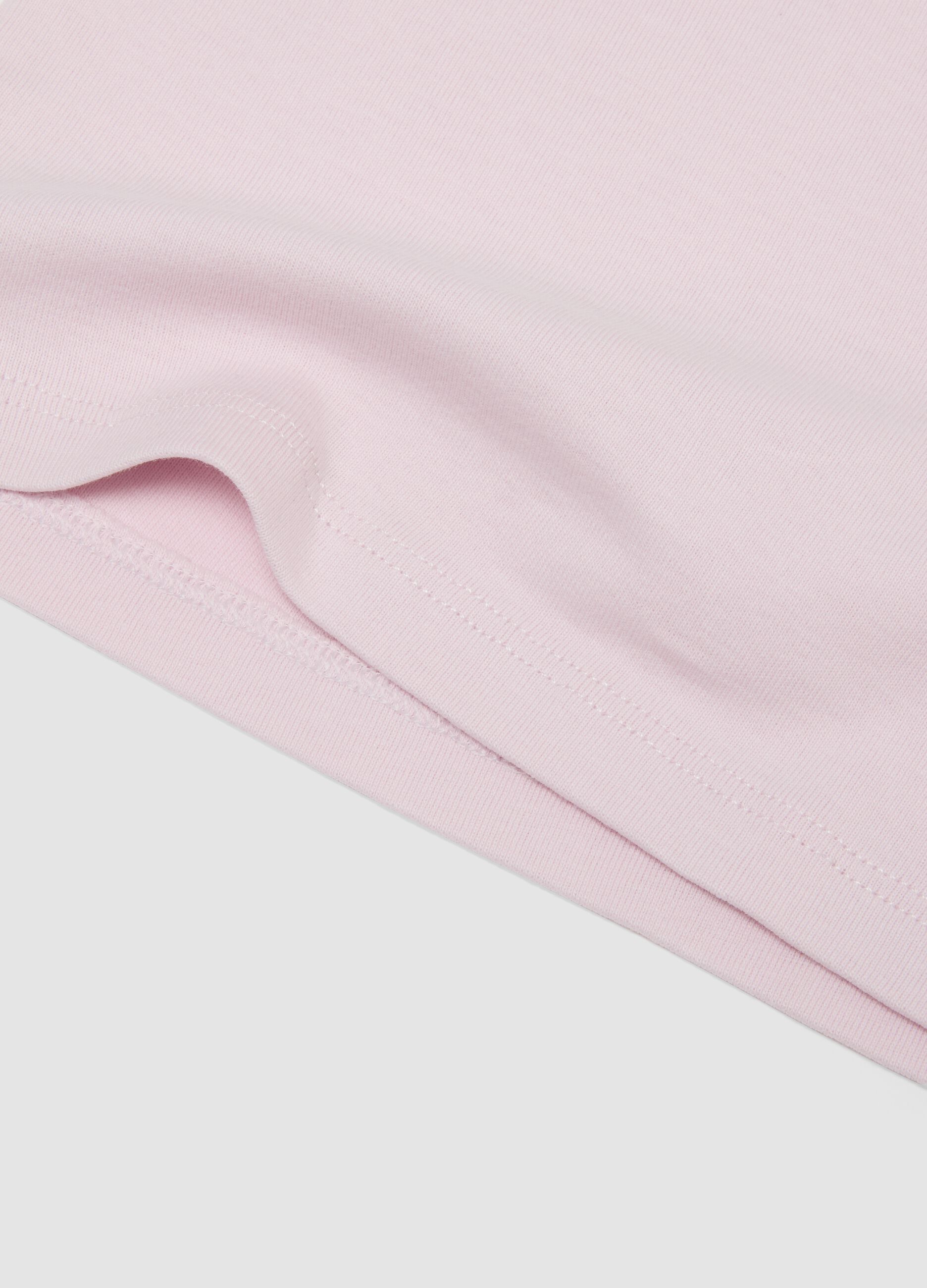 2-pack of pink organic cotton vests for baby girls and toddlers
