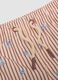 Brown striped boys&rsquo; swim boxer shorts with palm embroidery_2