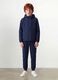Blue boys&rsquo; rain jacket with hood and zip_1