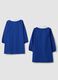 2-pack of blue school aprons with white collar_1