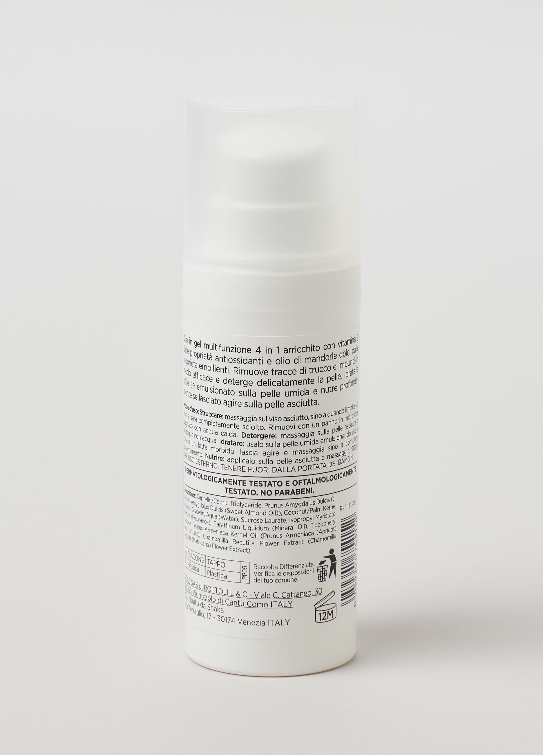 Make-up removal gel oil