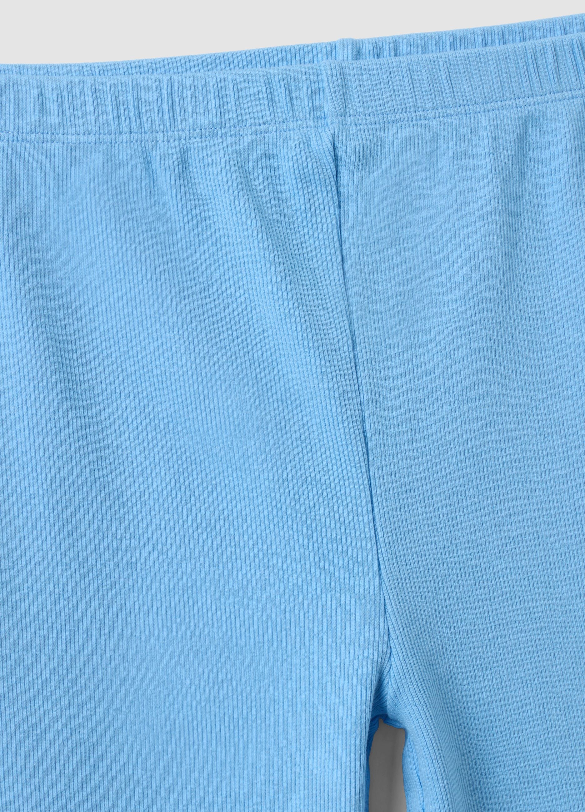Light blue organic cotton pyjamas with Lilo & Stitch print