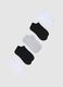 Multipack short multicolour cotton blend socks regular fit_0