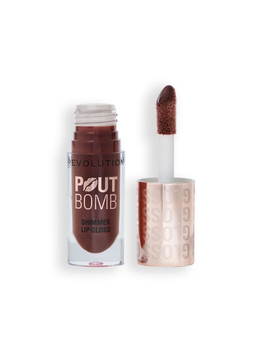 Revolution Pout Bomb Shimmer Gloss Chocolate Sparkle_1